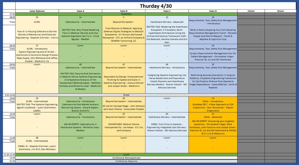 day 3 schedule